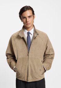 LORIDGE - Giacca di pelle - medium beige