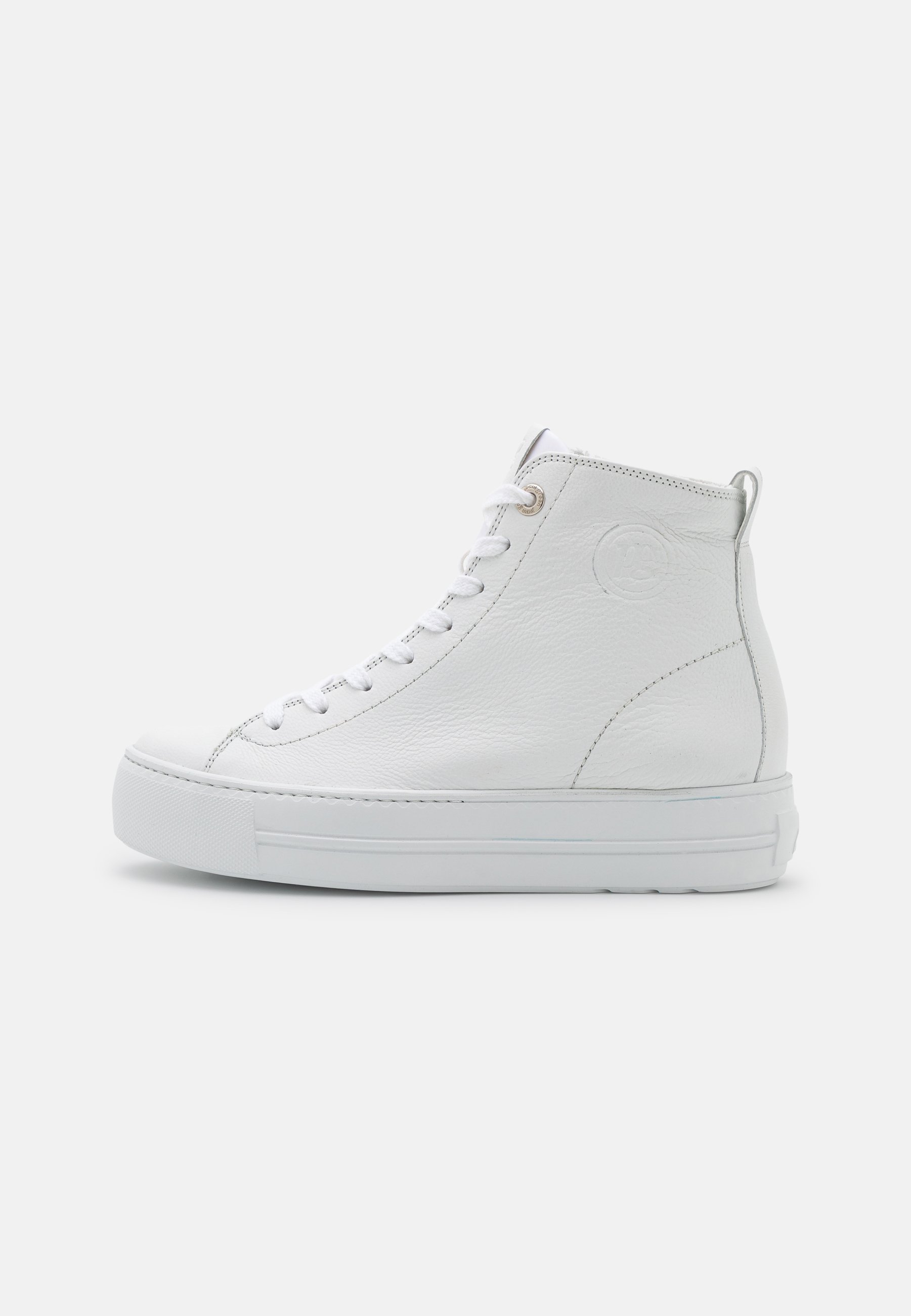 plain white high top sneakers