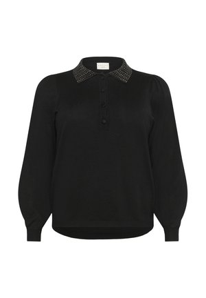 Kaffe Curve CARLA - Polo - black deep
