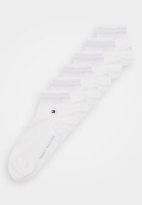 QUARTER ECOM 6 PACK - Ponožky - white