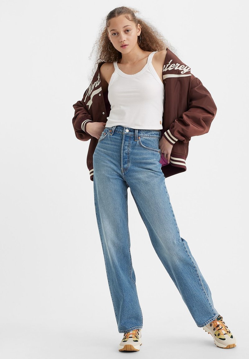 Levi's® RIBCAGE FULL LENGTH - Džíny Straight Fit - dance around