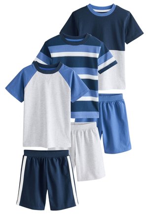 REGULAR FIT - SHORT PYJAMAS  SET 3 PACK  . - Pyžamová súprava - navy grey