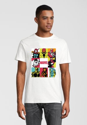 MARVEL - Print T-shirt - weiß