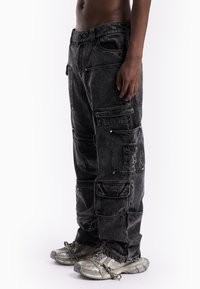 FAVELA MULTI POCKET UNISEX - Relaxed fit jeans - black