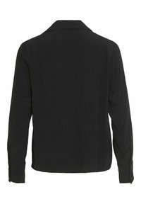 VILA V AUSSCHNITT - Blusa - black