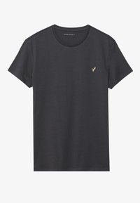 BASIC SLIM EMBROIDERY T SHIRT - Pamata T-krekls - grey