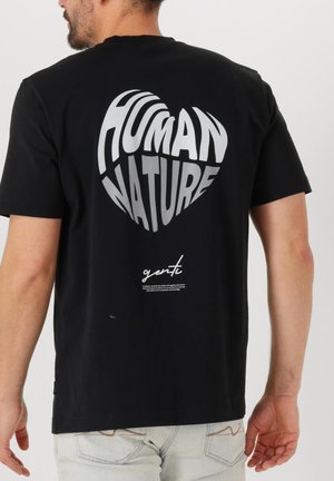 Print T-shirt - black