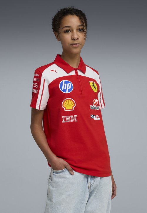 PUMA SCUDERIA FERRARI HP REPLICA POLO UNISEX - Polo shirt - red — photo 2