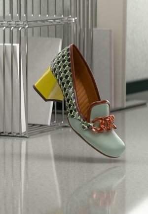 MUFINI - Pumps - jade/castaño/lemon