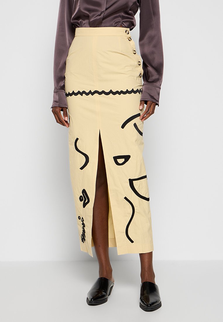 Nanushka Maxirok geel