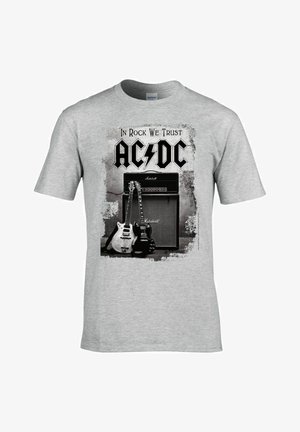 AC/DC IN ROCK WE TRUST - Camiseta estampada - grey