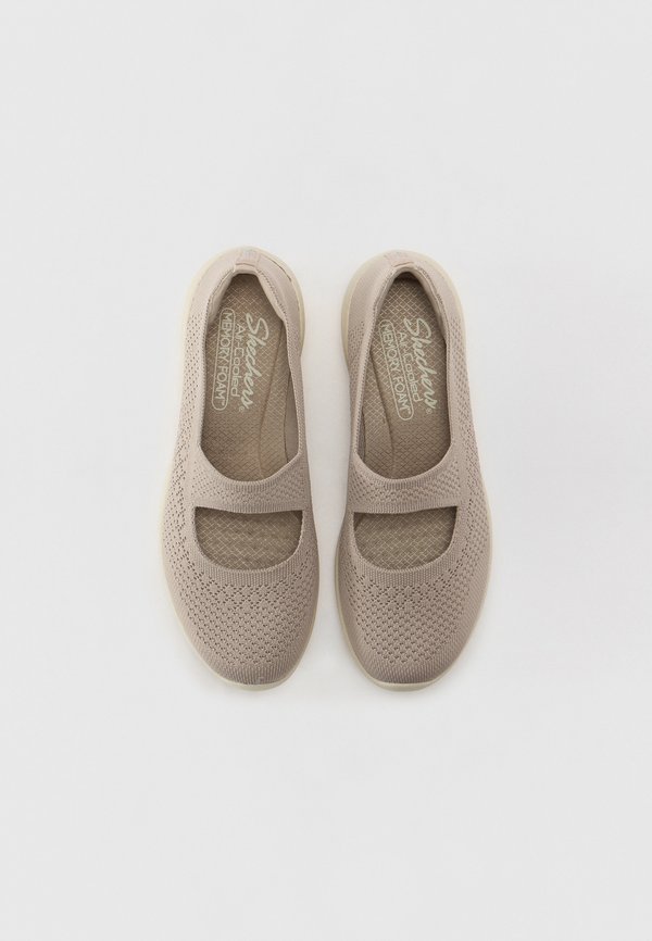 ARYA - Ankle strap ballet pumps - taupe4