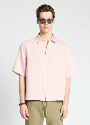 Calliope, CAMICIA TINTA UNITA - Shirt - rosa antico