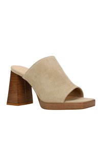 Wojas Ciabattine con tacco - beige