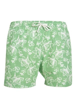 MONTAUK WHITE FLOWERS - DE BAIN SAUGE - Short de bain - green