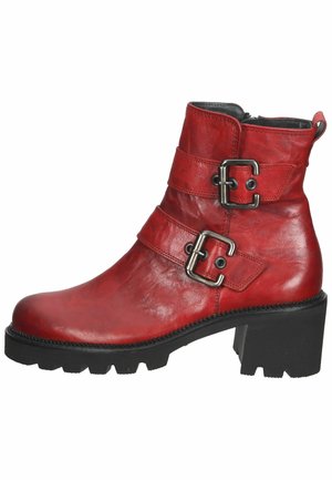 Cowboy-/Bikerstiefelette - red