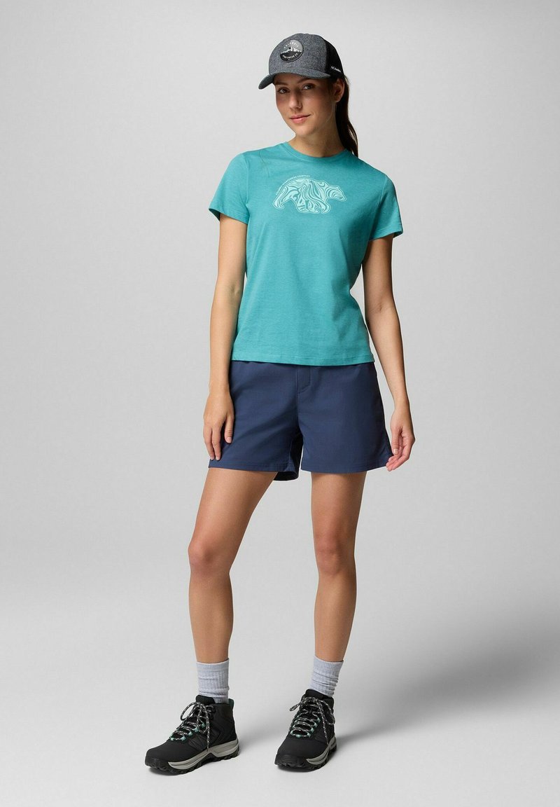 Columbia T-shirt print turquoise Columbia T-shirt print turquoise