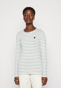 Kaffe LIDDY - Camisola de manga comprida - chalk/balsam green