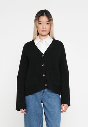 VIELLIE V NECK  - Kardigan - black