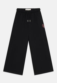 Calvin Klein Jeans WIDE LEG PINTUCK PANT - Tepláky - black