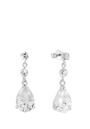 925 SILVER HANGER DRUPPEL - Oorbellen - silver-coloured