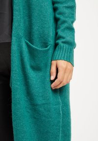 VILA VIRIL LONG CARDIGAN - Kofta - petrol