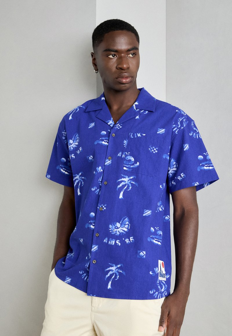 Scotch & Soda ALL OVER PRINTED SHIRT - Ing - blue