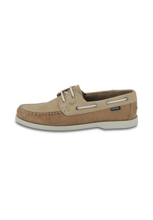 FABLY - Chaussures bateau - beige