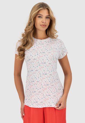 alife & kickin MALISA - KURZARM - T-Shirt print - brilliant white ocean wildlife