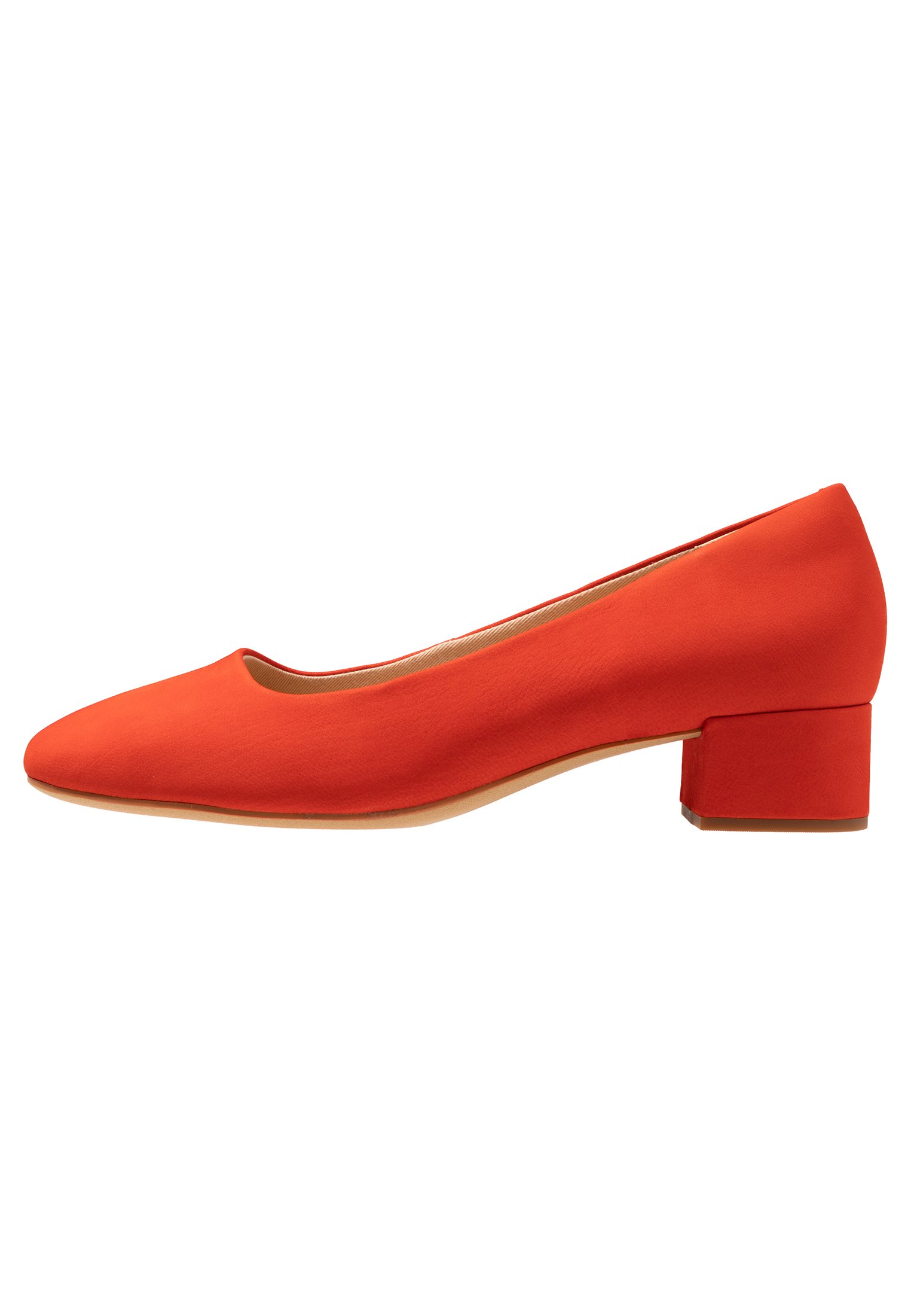 clarks pumps orange