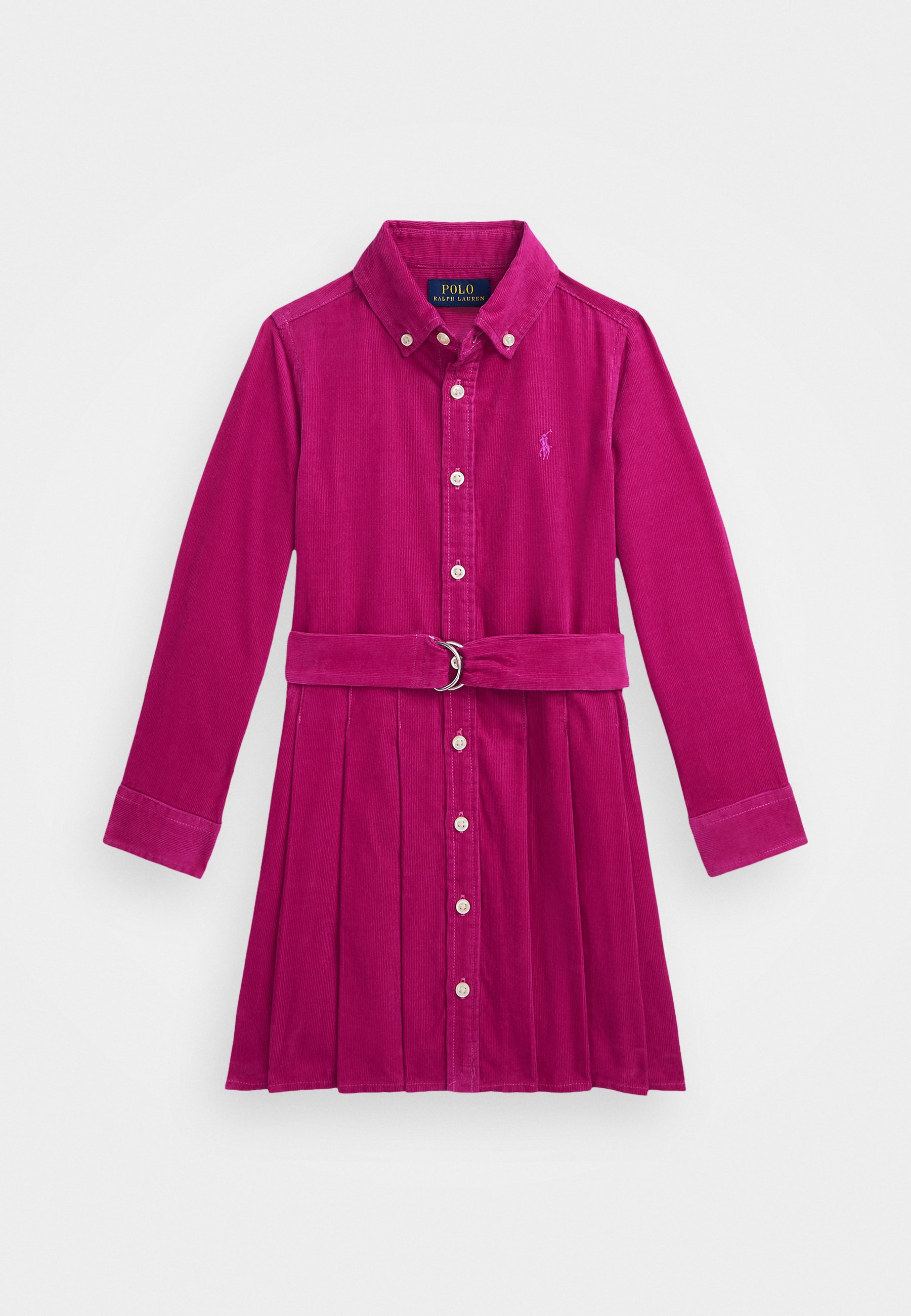 Polo Ralph Lauren BELTED PLEATED CORDUROY SHIRTDRESS Shirt dress
