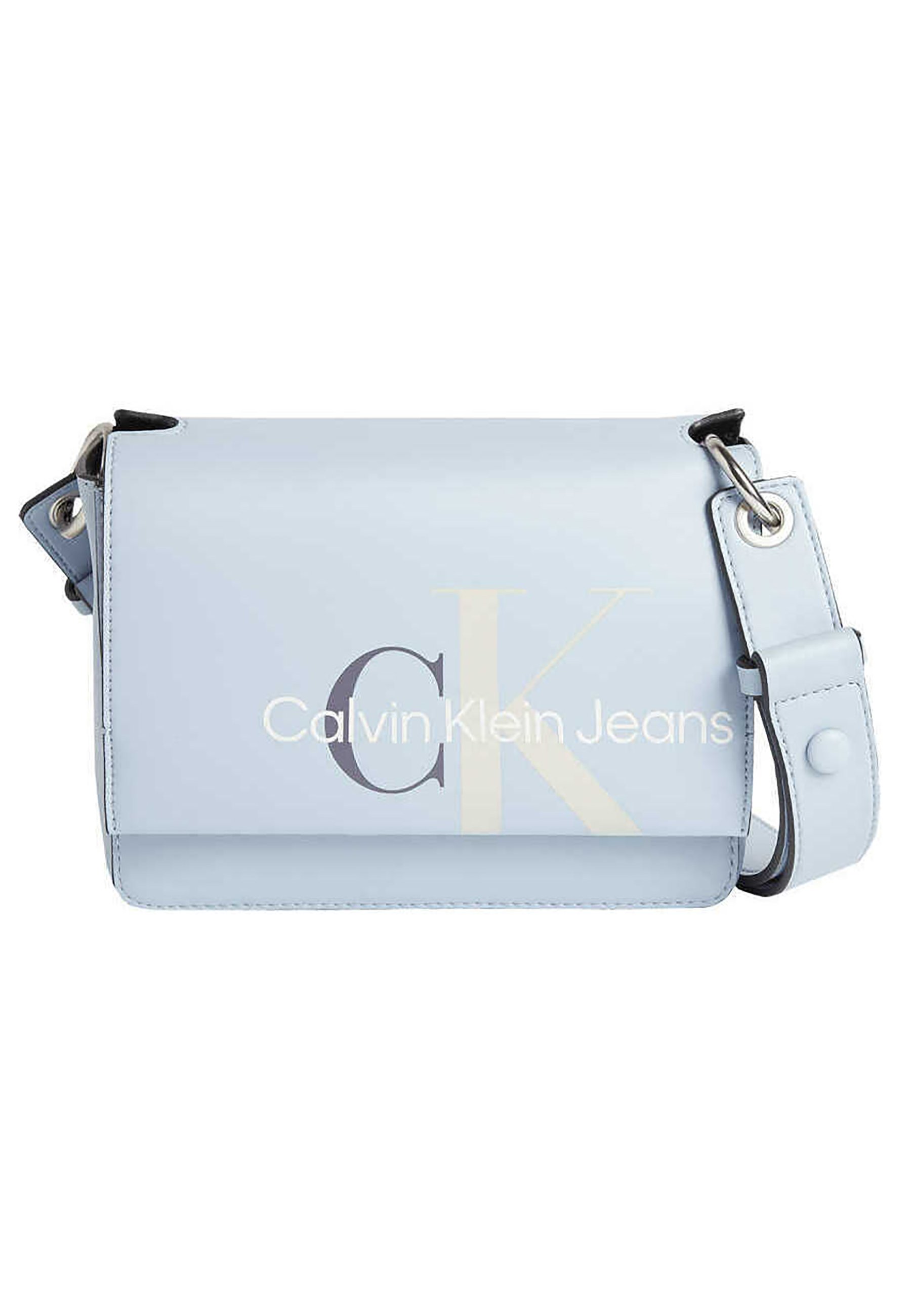 Calvin Klein LOGO - Borsa a tracolla - hellblau/blu - Zalando.it