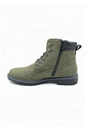 Bottines à lacets - vert