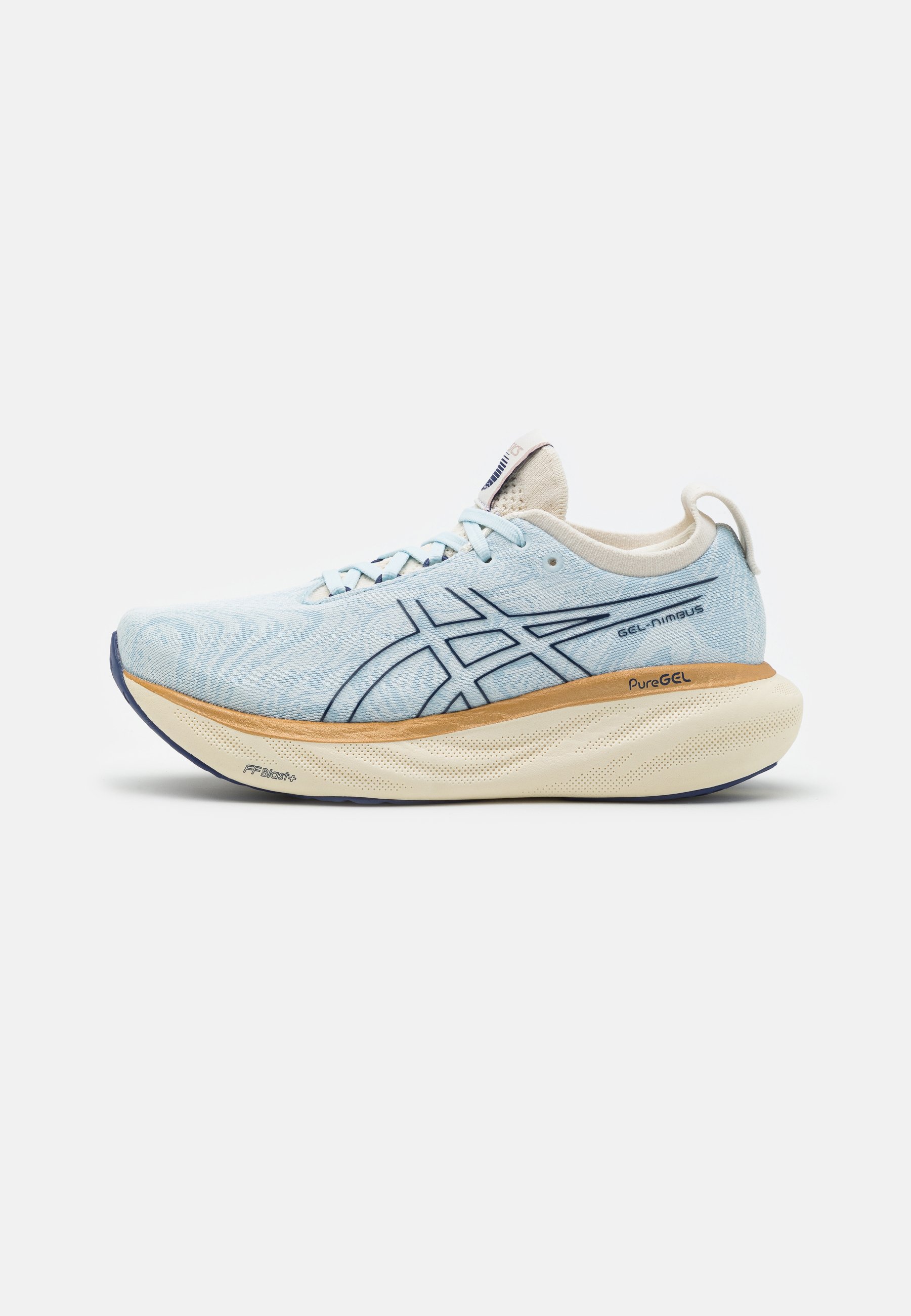 ASICS GEL NIMBUS 25 NAGINO - Neutrale løbesko - sky/cream/lyseblå -