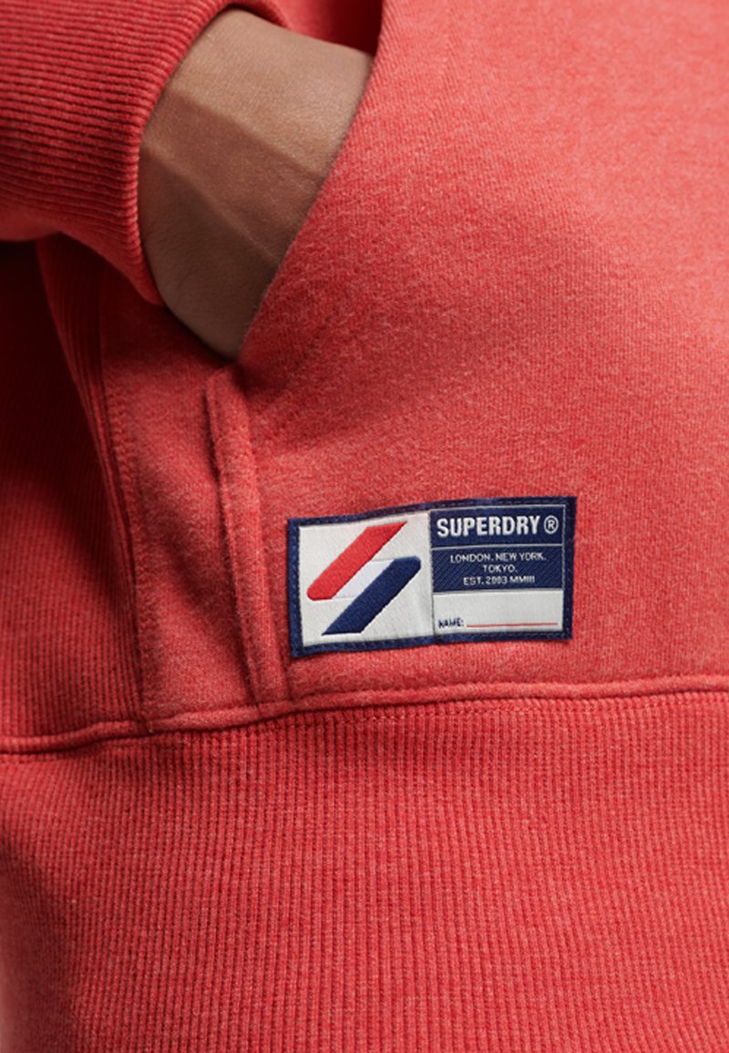 Herren Kapuzenpullover | Superdry APPLIQUE Sweatshirt risk red marl/rot - NA30905 Herren Kapuzenpullover | Superdry APPLIQUE Sweatshirt risk red marl/rot - NA30905