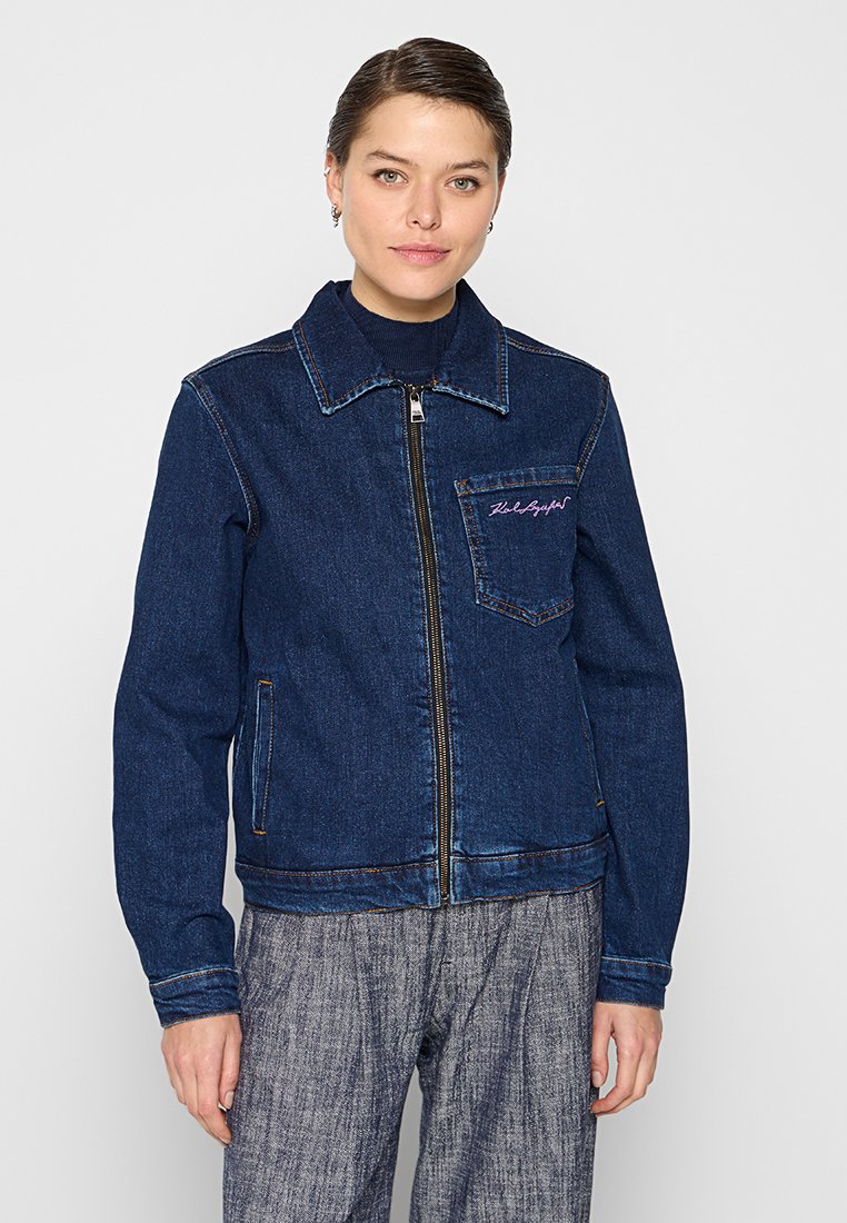 Karl Lagerfeld Spijkerjas donkerblauw Karl Lagerfeld Spijkerjas donkerblauw