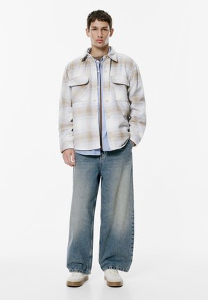 PULL&BEAR Letná bunda - light brown