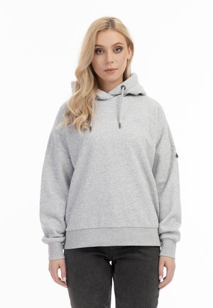 DreiMaster OVERSIZED - Kapuzenpullover - hellgrau melange