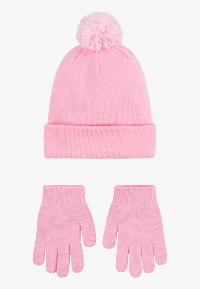 Cuffed Beanie Adidas Pink Beanie With Pom Pom NC State Wolfpack