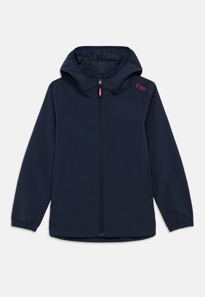 KID JACKET FIX HOOD UNISEX - Αδιάβροχο μπουφάν - blue/magenta