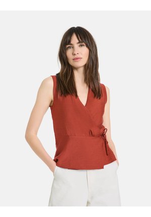 OHNE ARM - Bluse - savannah