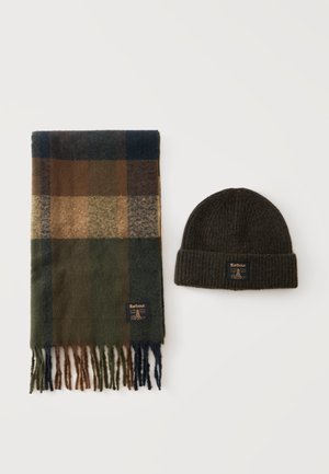 Barbour, WESTERDALE GIFT SET UNISEX - Écharpe - olive/navy