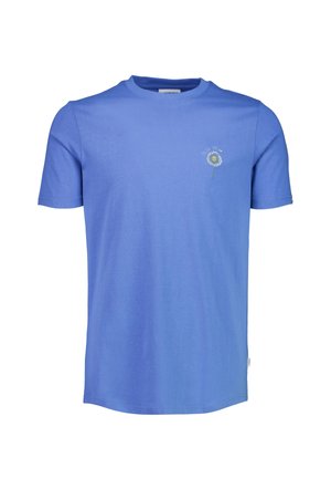 Lindbergh, EMBROIDERY TEE - T-shirts basic - bright blue