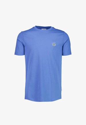 Lindbergh, EMBROIDERY TEE - T-shirts basic - bright blue