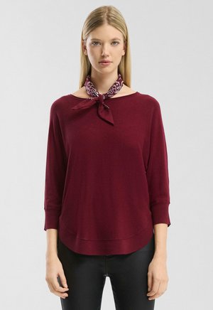 QS Strickpullover - bordeaux