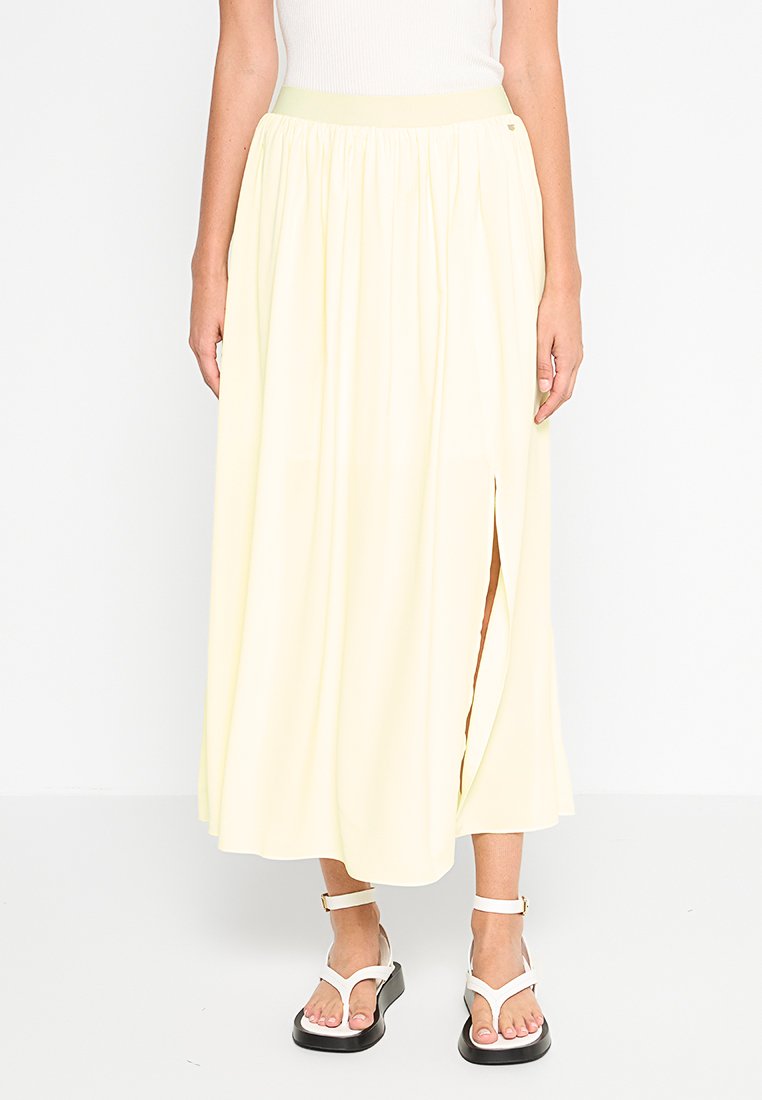 Armani Exchange Maxirok lichtgeel