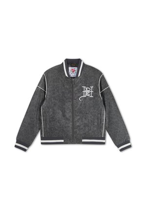 Ed Hardy, MENS BRAVE EAGLE PU RELAXED BOMBER JACKET - Bomberjacke - black