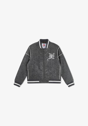 Ed Hardy, MENS BRAVE EAGLE PU RELAXED BOMBER JACKET - Chaquetas bomber - black