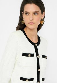 LIU JO Gilet - white black