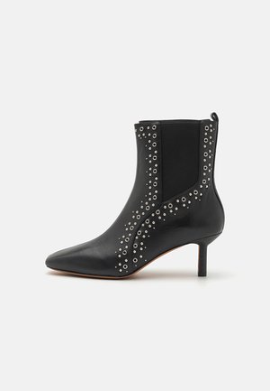 3.1 Phillip Lim NELL MID BOOTIE EYELETS - Klassikalised poolsaapad - black